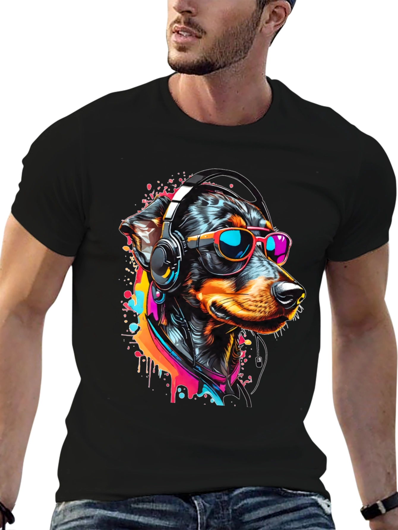 Cool Dog Graphic Tee