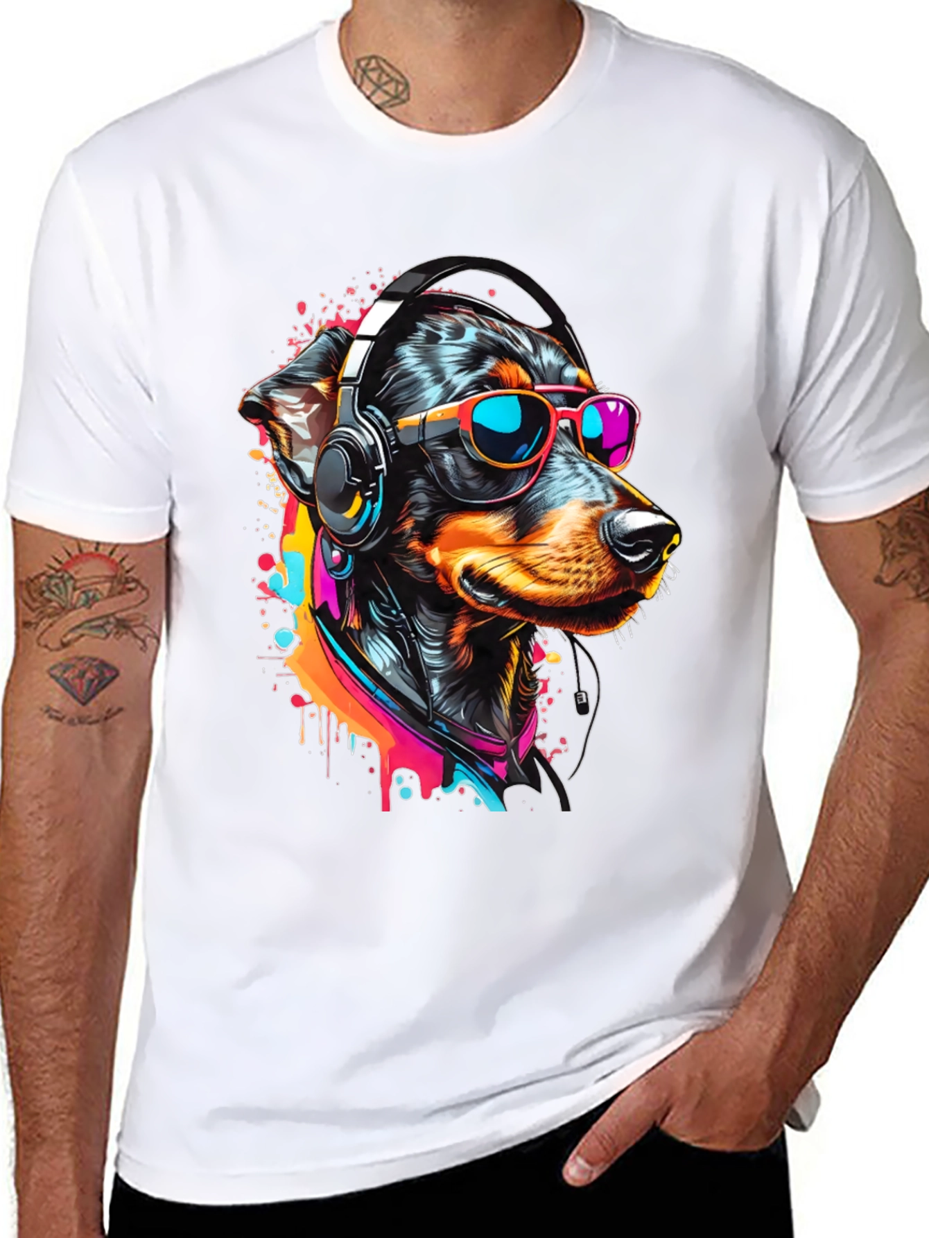 Cool Dog Graphic Tee