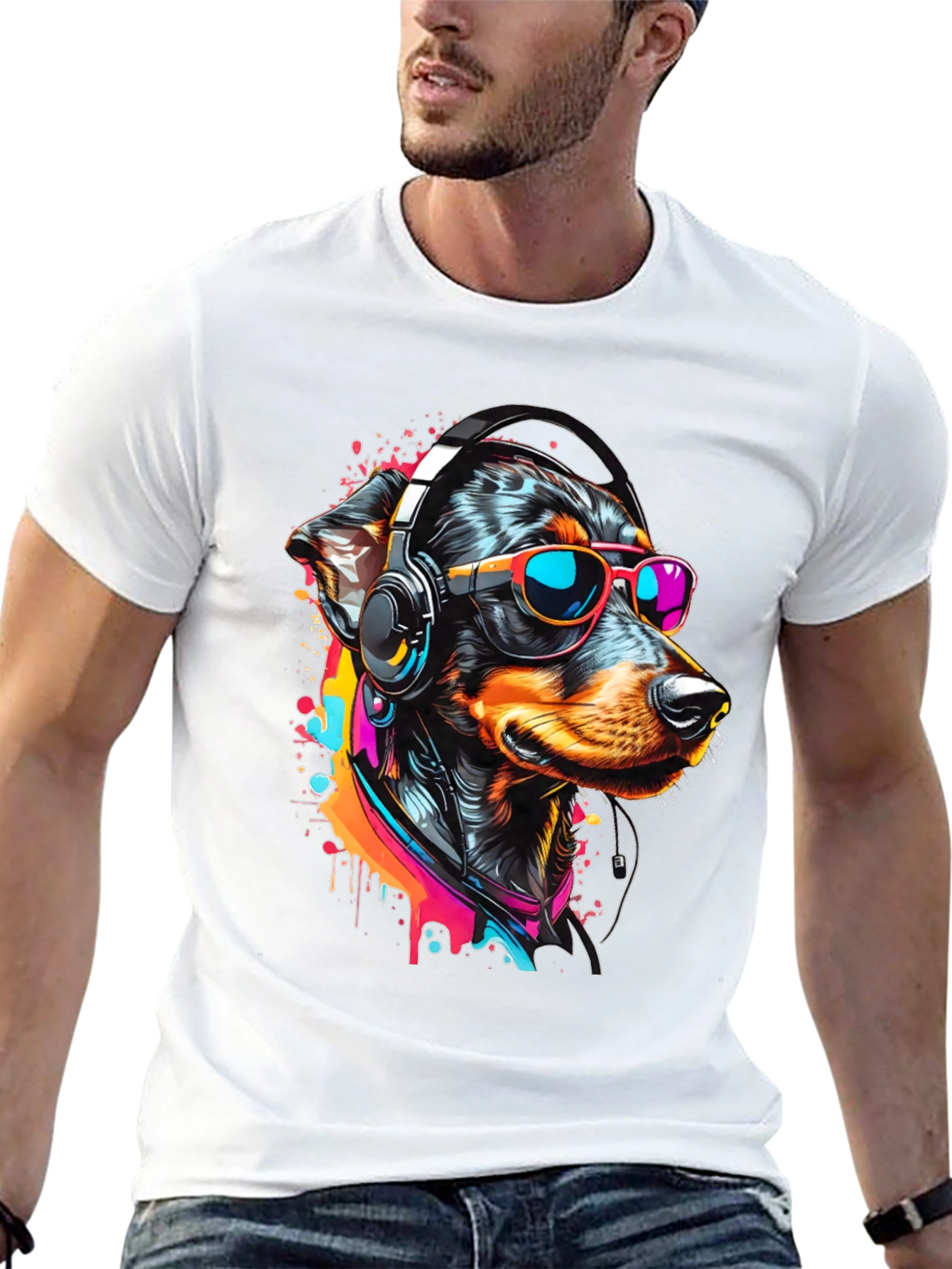 Cool Dog Graphic Tee