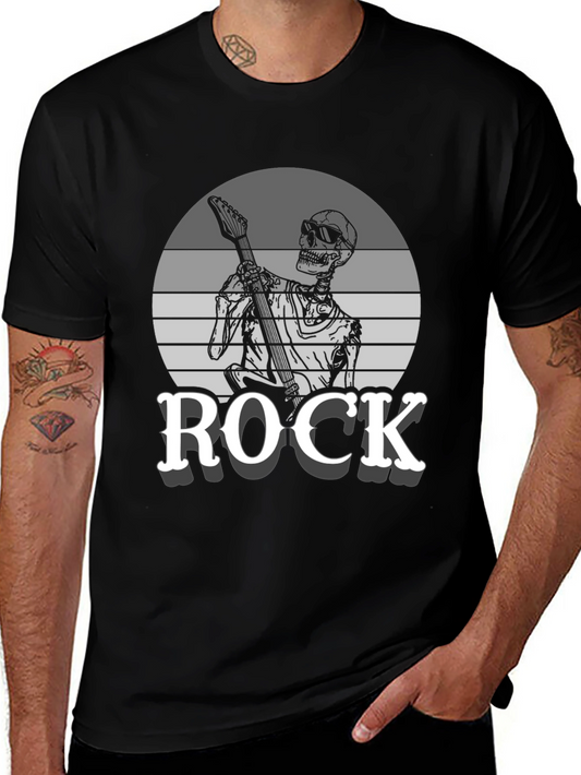 Rock Skeleton Graphic Tee