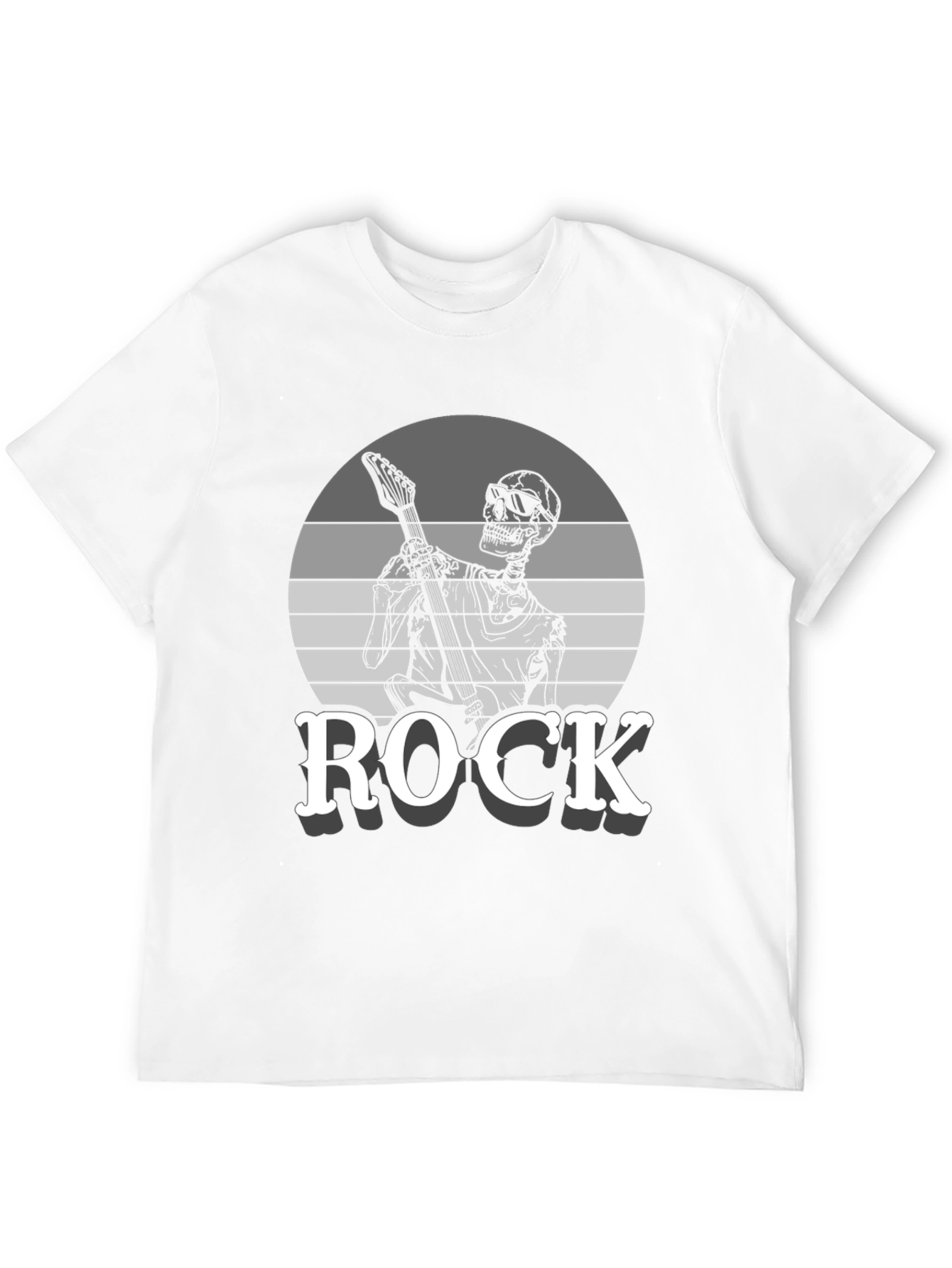 Rock Skeleton Graphic Tee