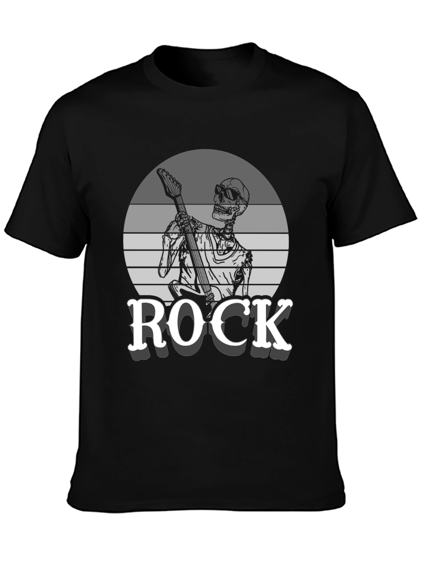 Rock Skeleton Graphic Tee