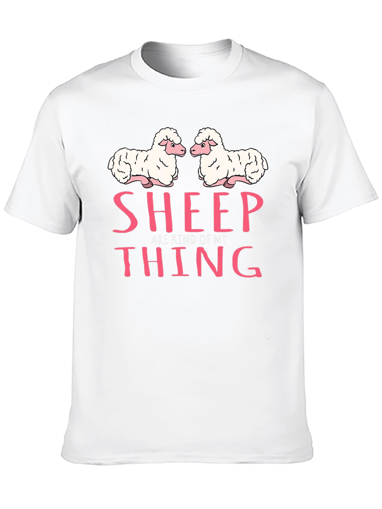 Sheep Are Kind of My Thing Black T-Shirt