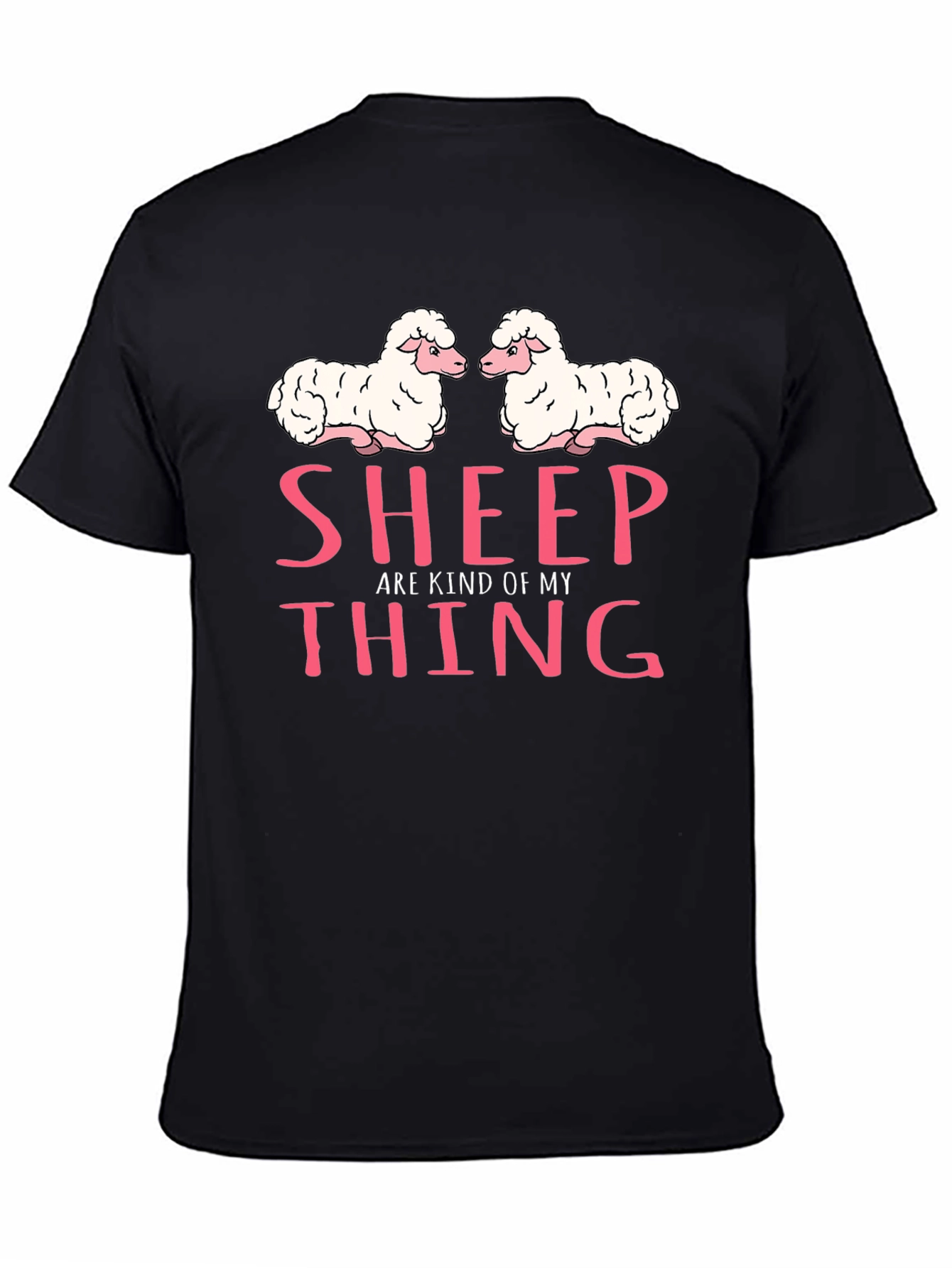 Sheep Are Kind of My Thing Black T-Shirt