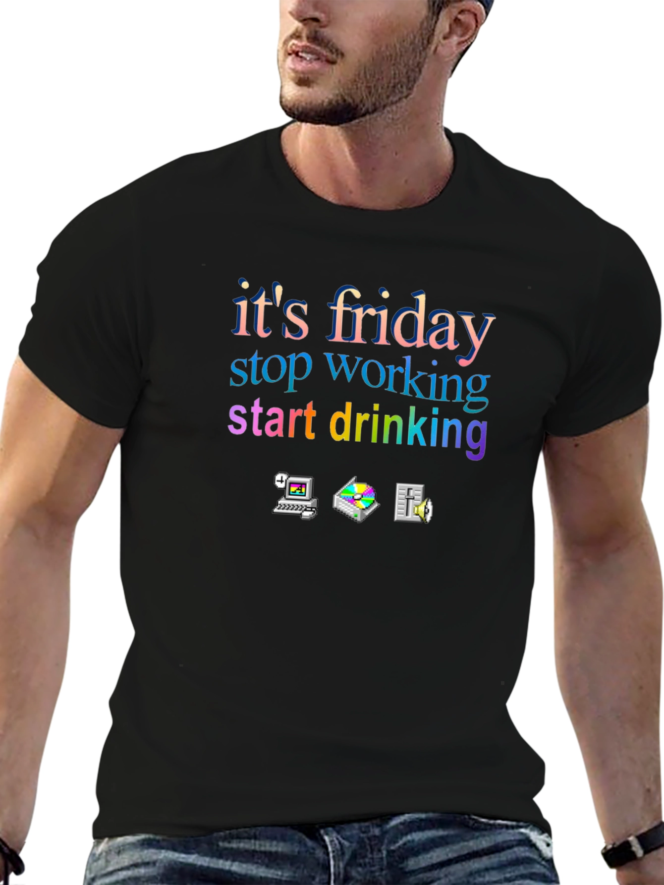 Its Friday T-Shirt: Stop Working Start Drinking!
