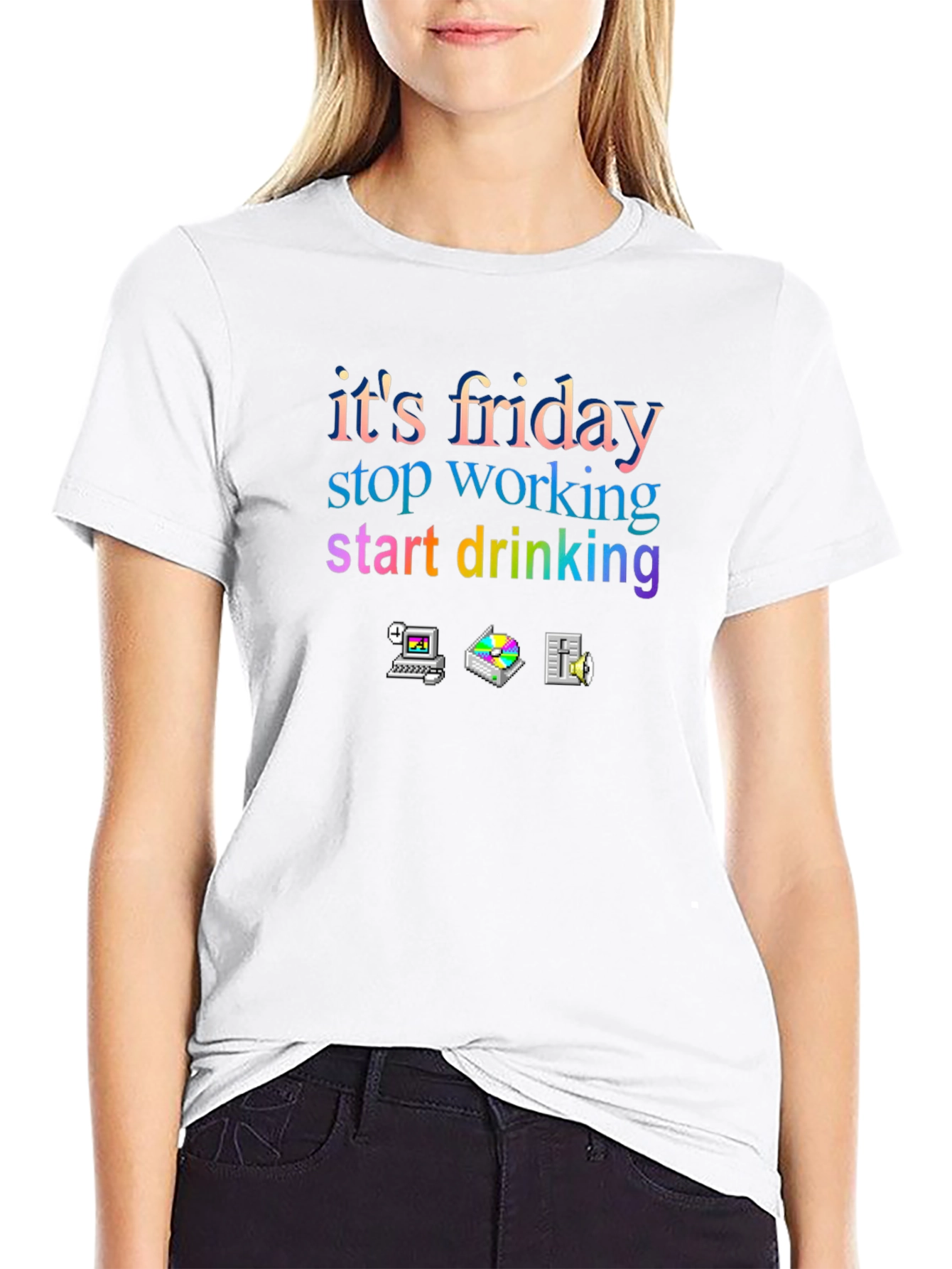 Its Friday T-Shirt: Stop Working Start Drinking!