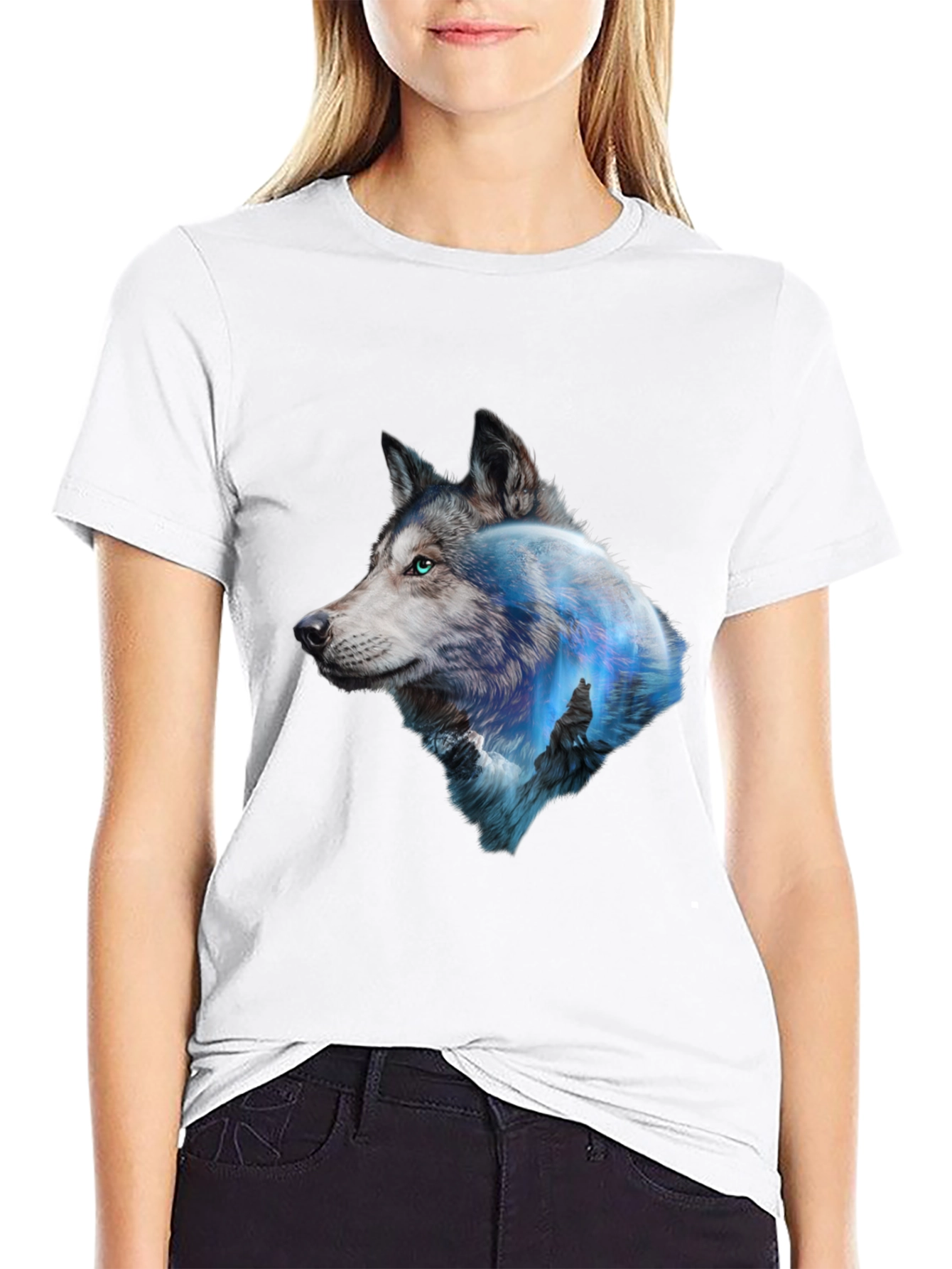 Wolf Graphic Tee - Midnight Howl