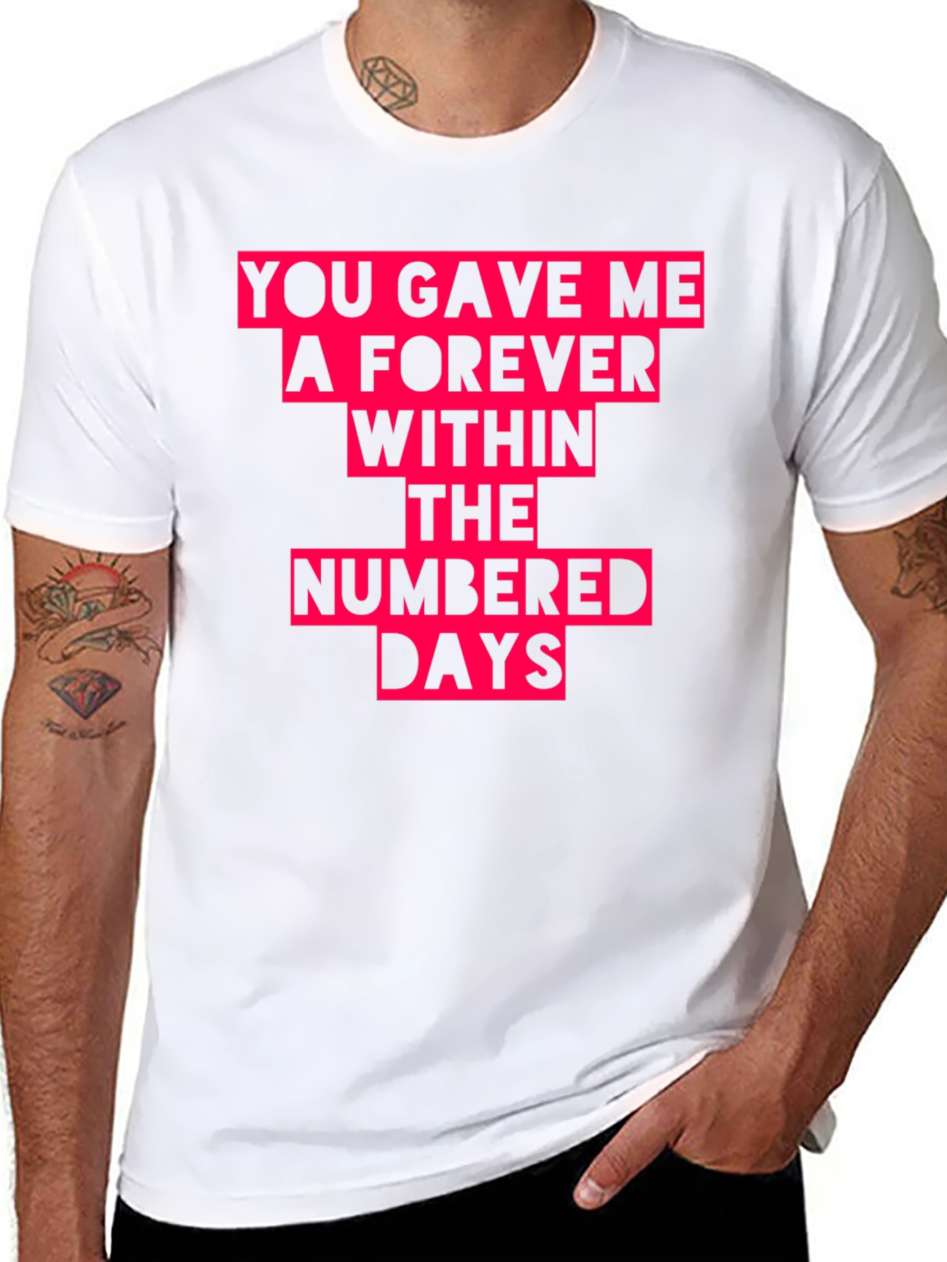 Forever Within Numbered Days Graphic Tee