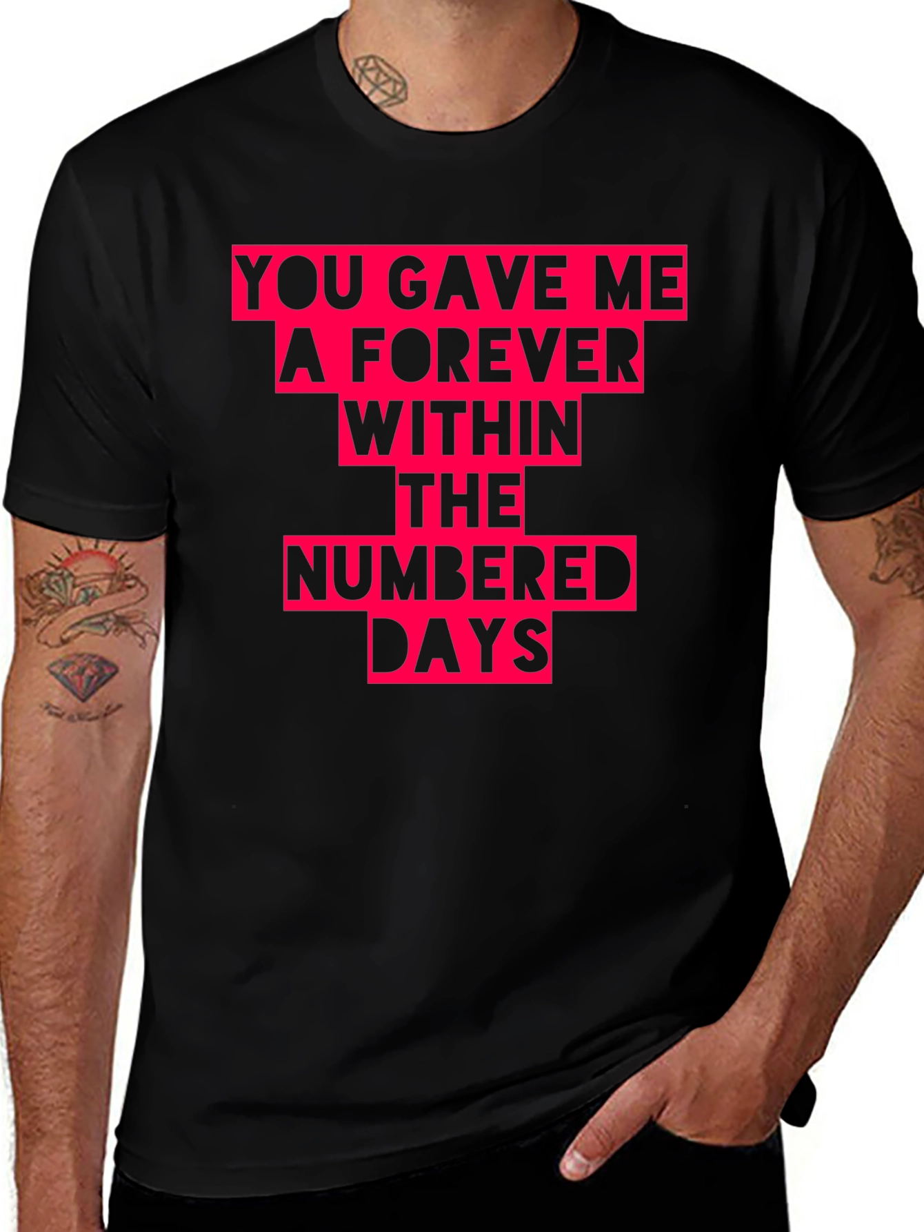Forever Within Numbered Days Graphic Tee