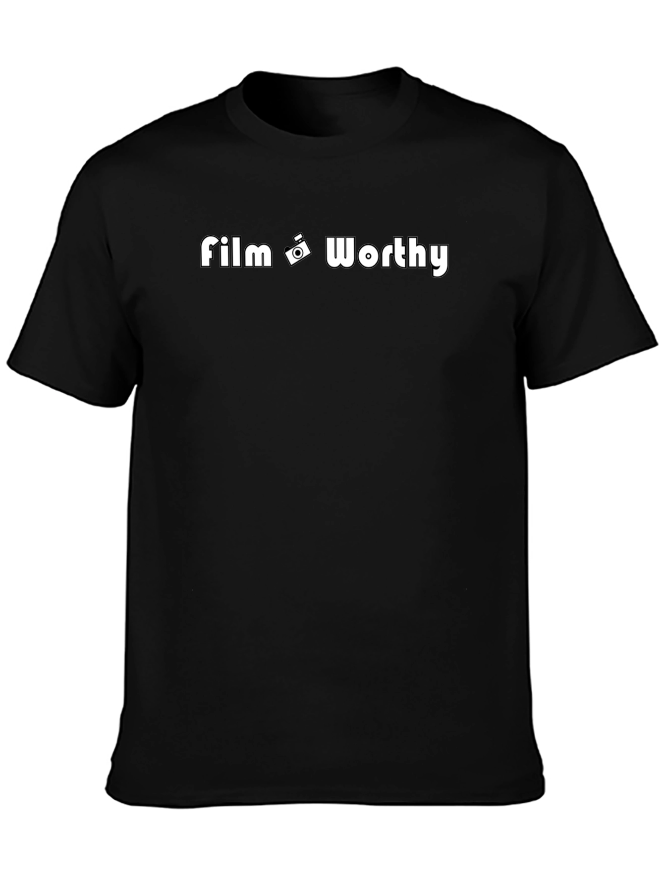 Film Worthy Black Graphic Tee