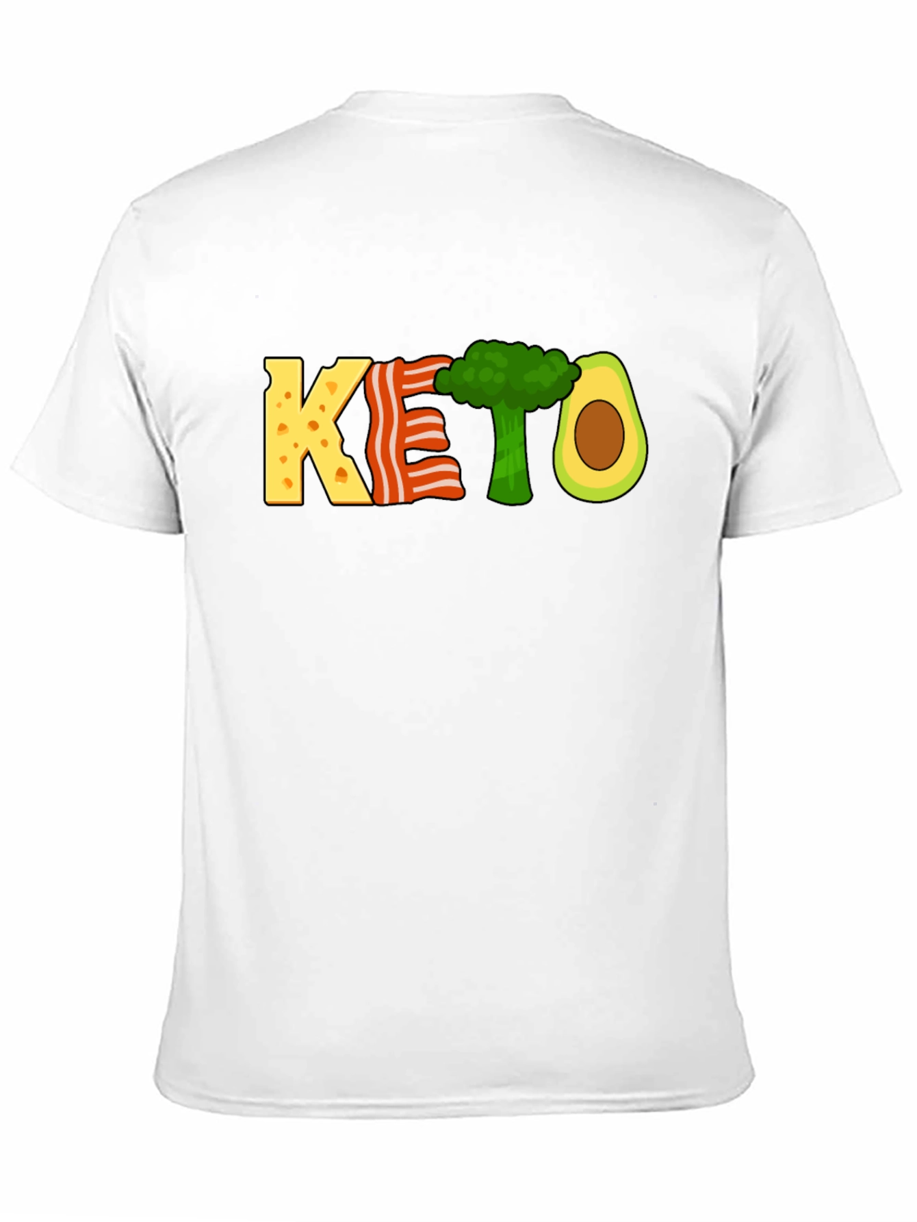 KETO Diet T-Shirt Funny Food Graphic Tee