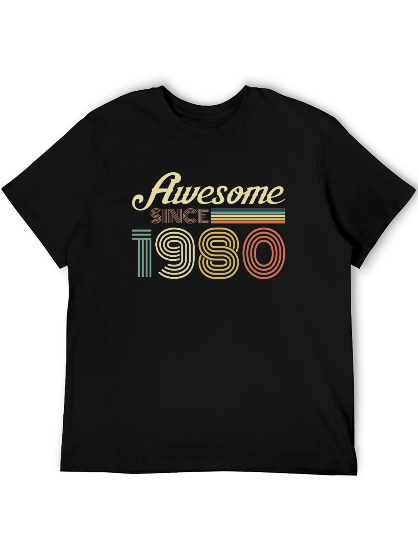 Awesome Since 1980 Retro Style T-Shirt