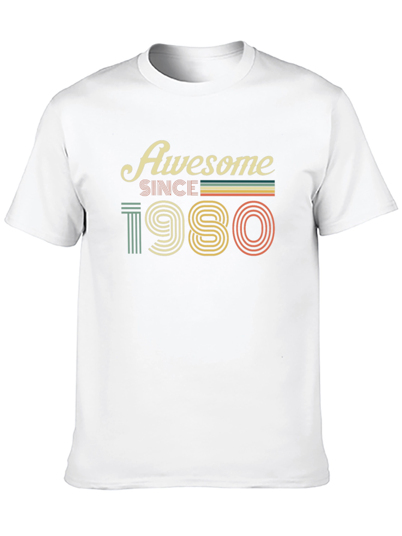 Awesome Since 1980 Retro Style T-Shirt