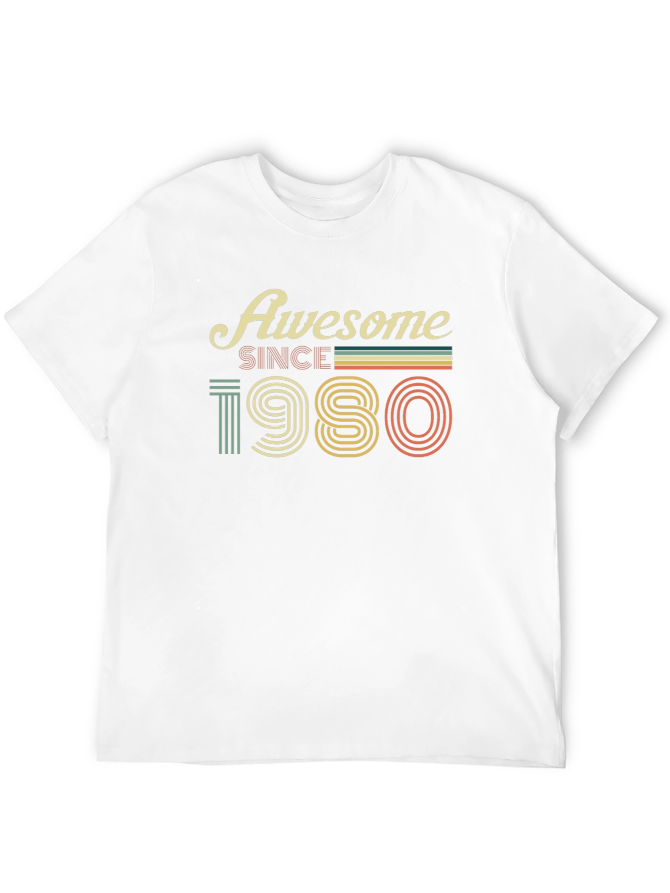 Awesome Since 1980 Retro Style T-Shirt