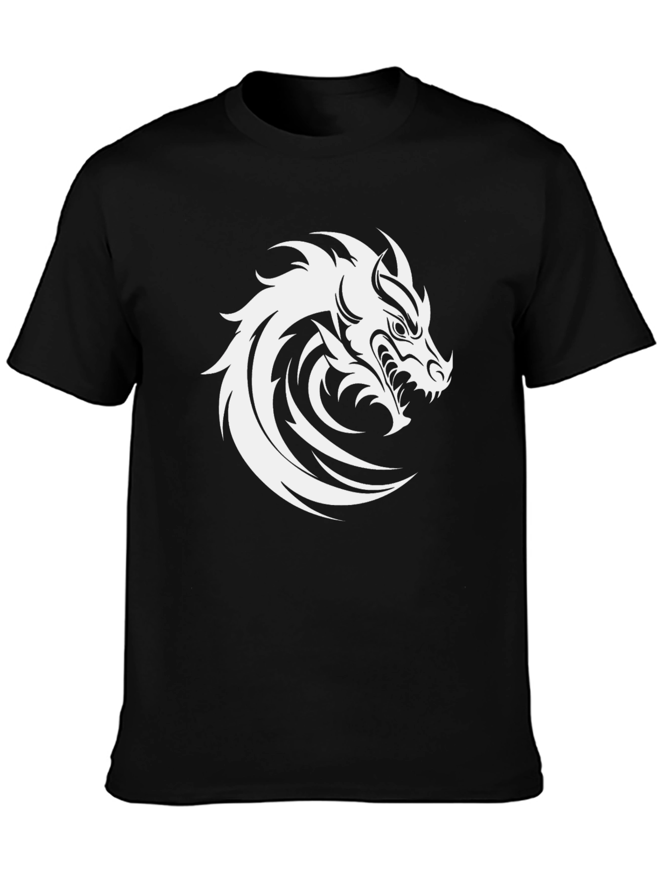 Black Dragon Graphic Tee - Bold Style