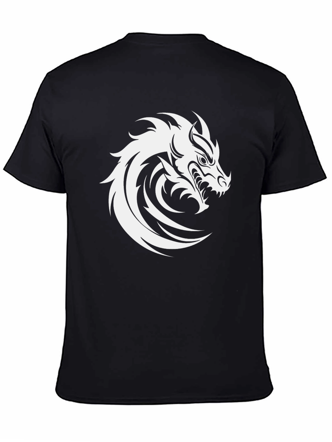 Black Dragon Graphic Tee - Bold Style