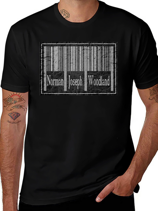 Norman Joseph Woodland Barcode T-Shirt