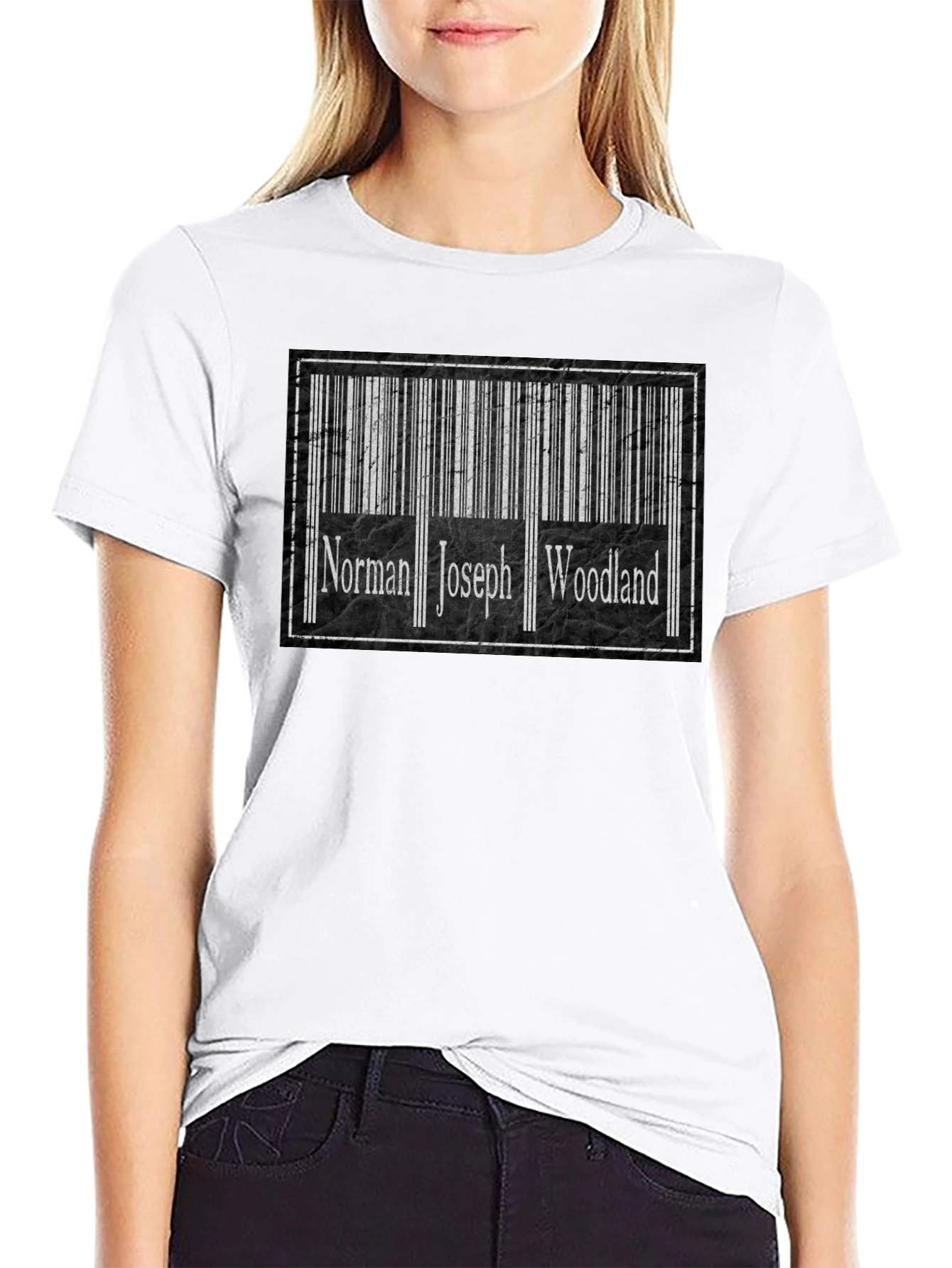 Norman Joseph Woodland Barcode T-Shirt
