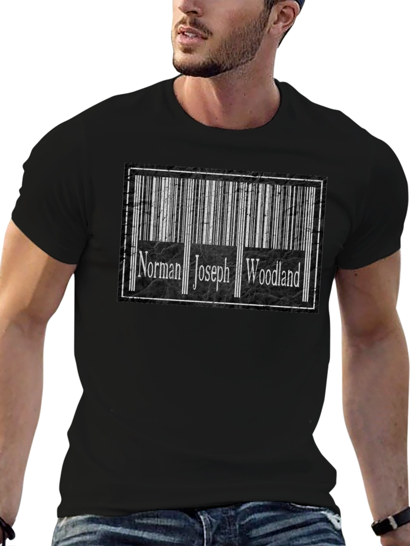 Norman Joseph Woodland Barcode T-Shirt