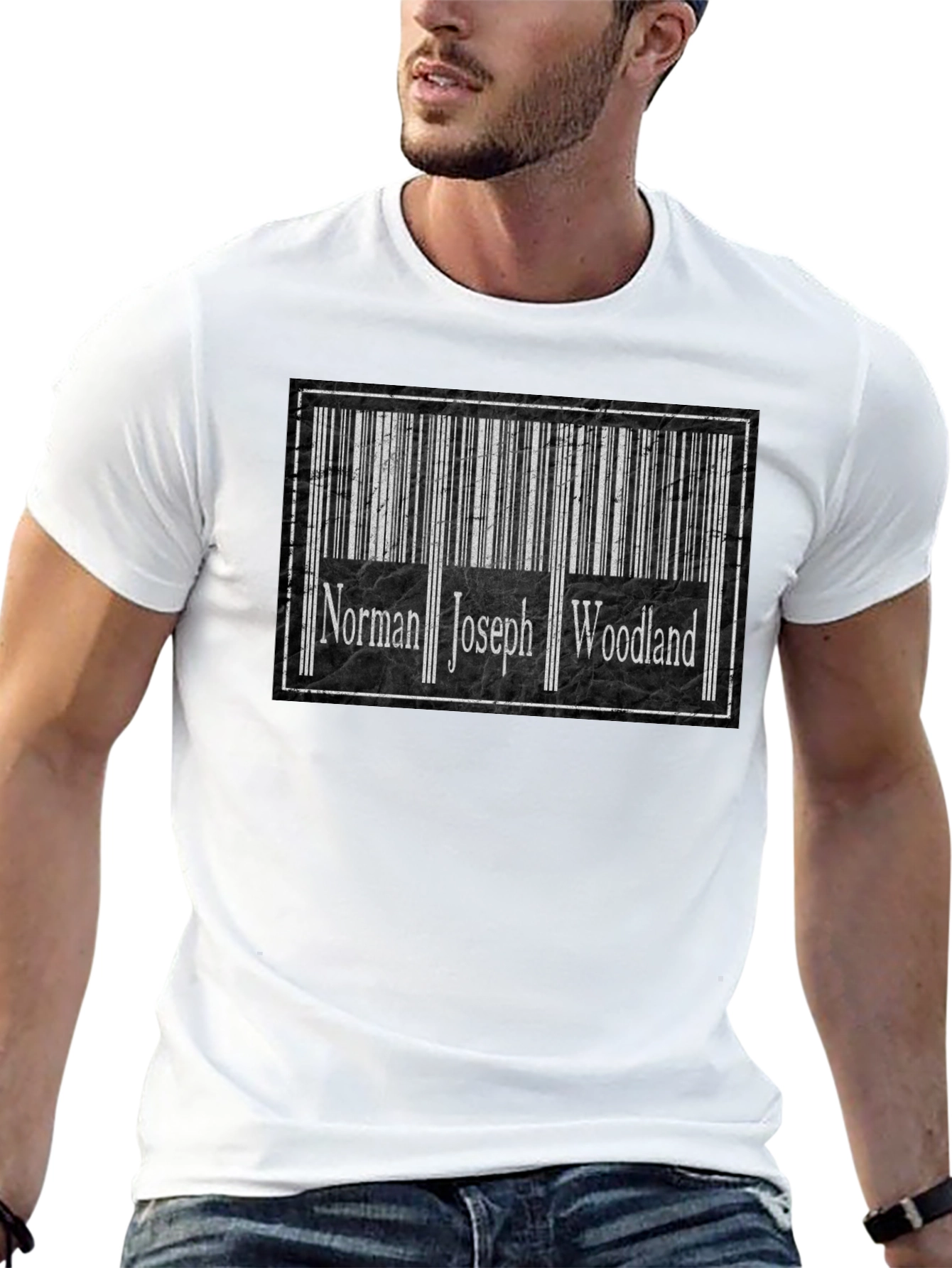 Norman Joseph Woodland Barcode T-Shirt