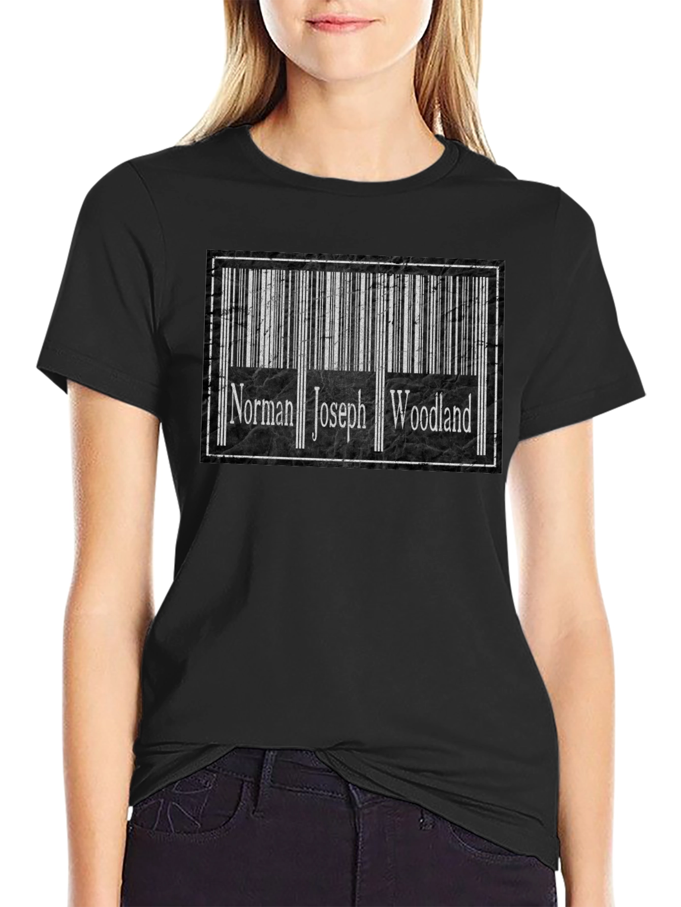 Norman Joseph Woodland Barcode T-Shirt