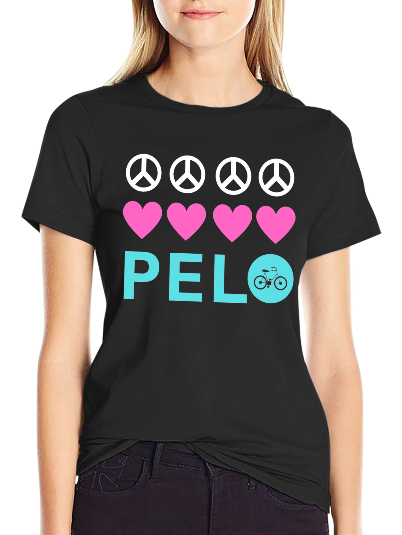 Peace Love Bicycle T-Shirt
