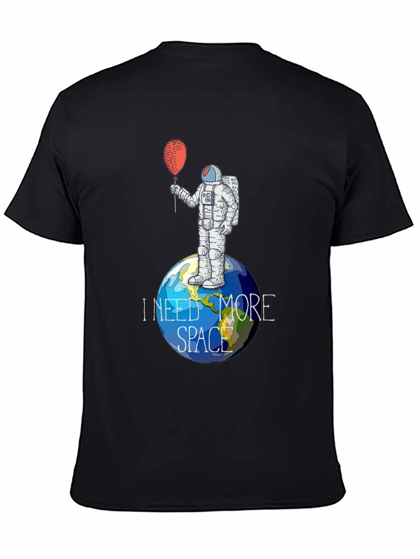 I Need More Space Astronaut Graphic T-Shirt
