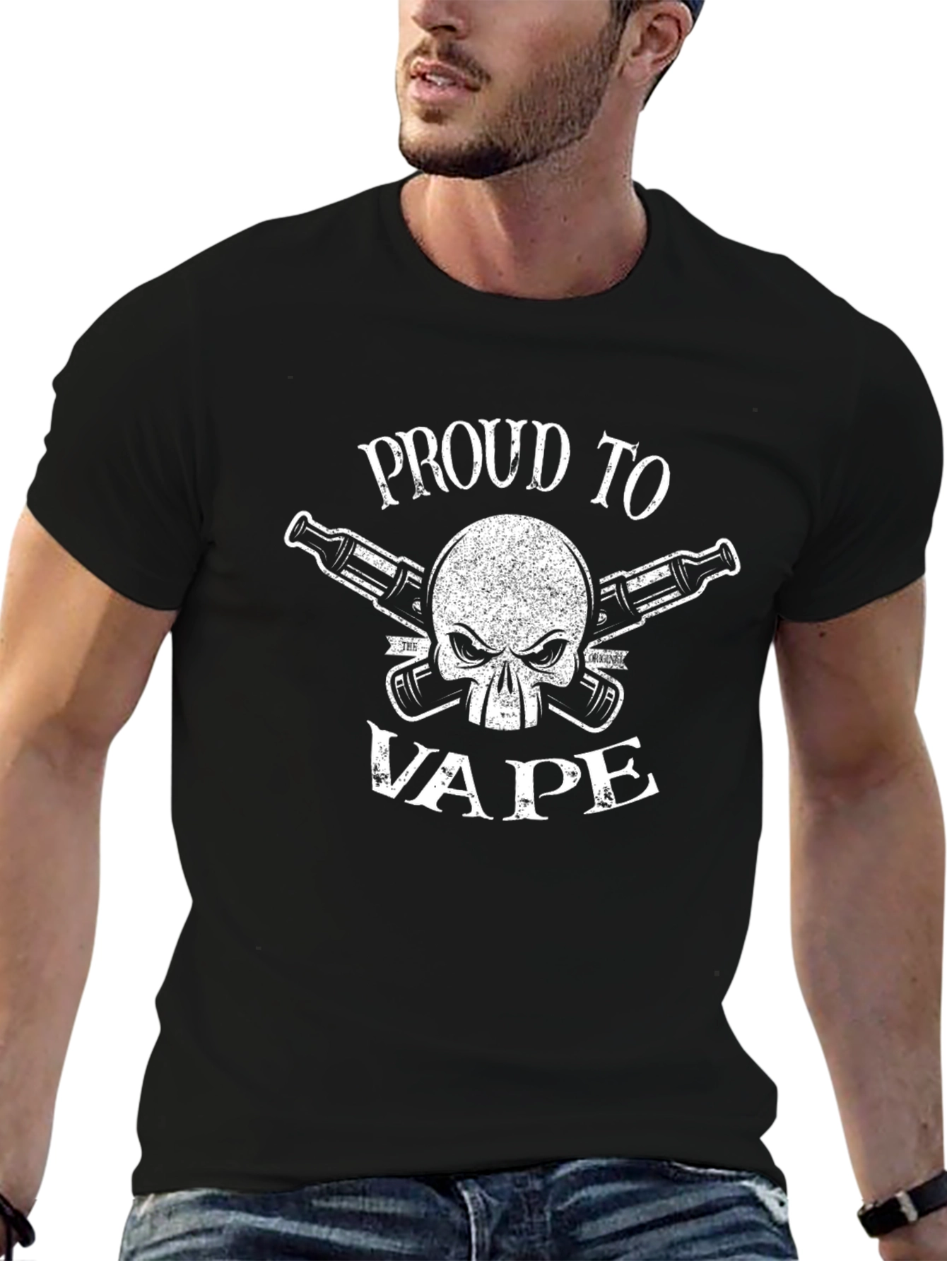 Proud to Vape Black T-Shirt