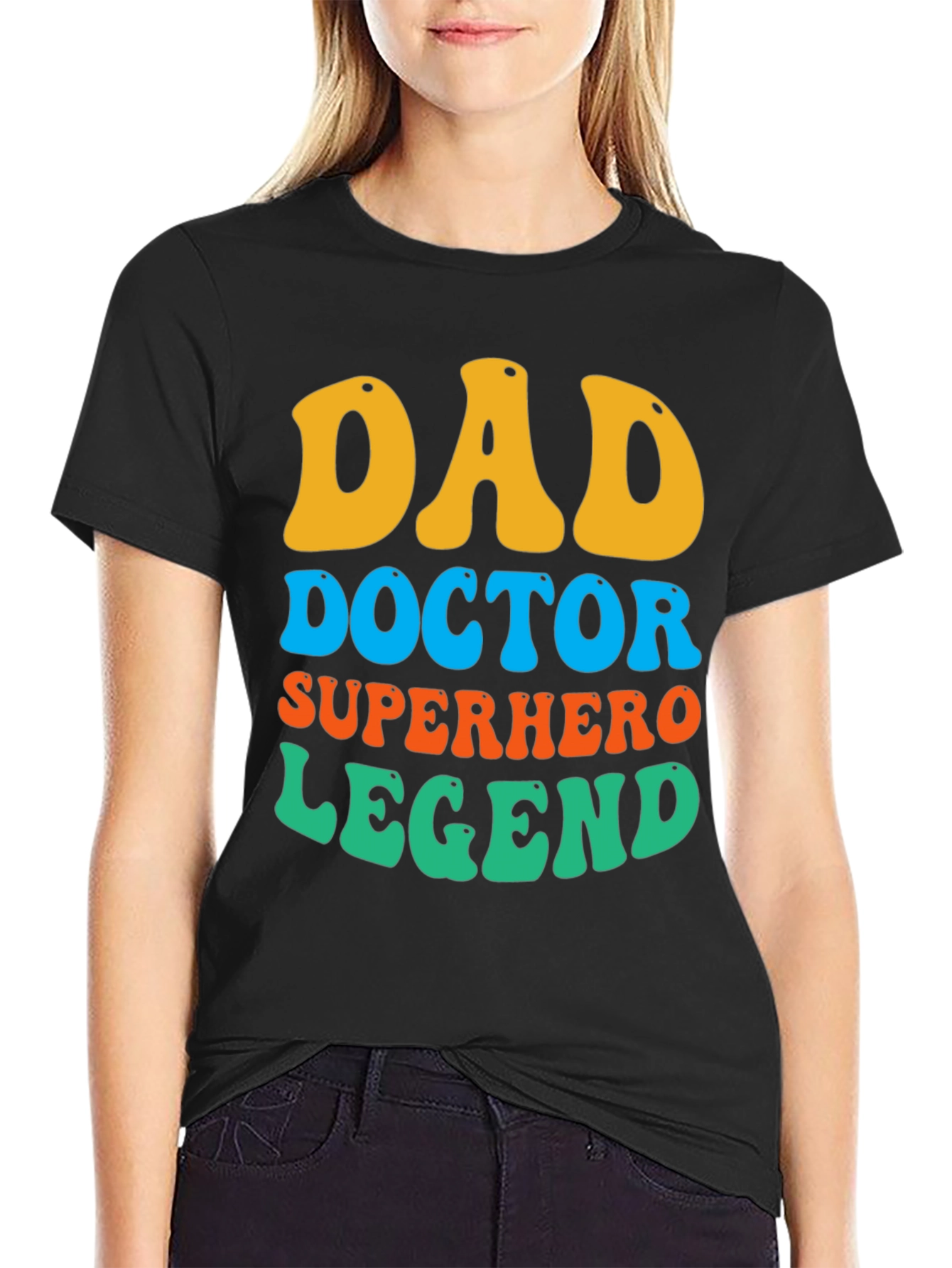 Dad Doctor Superhero Legend T-Shirt