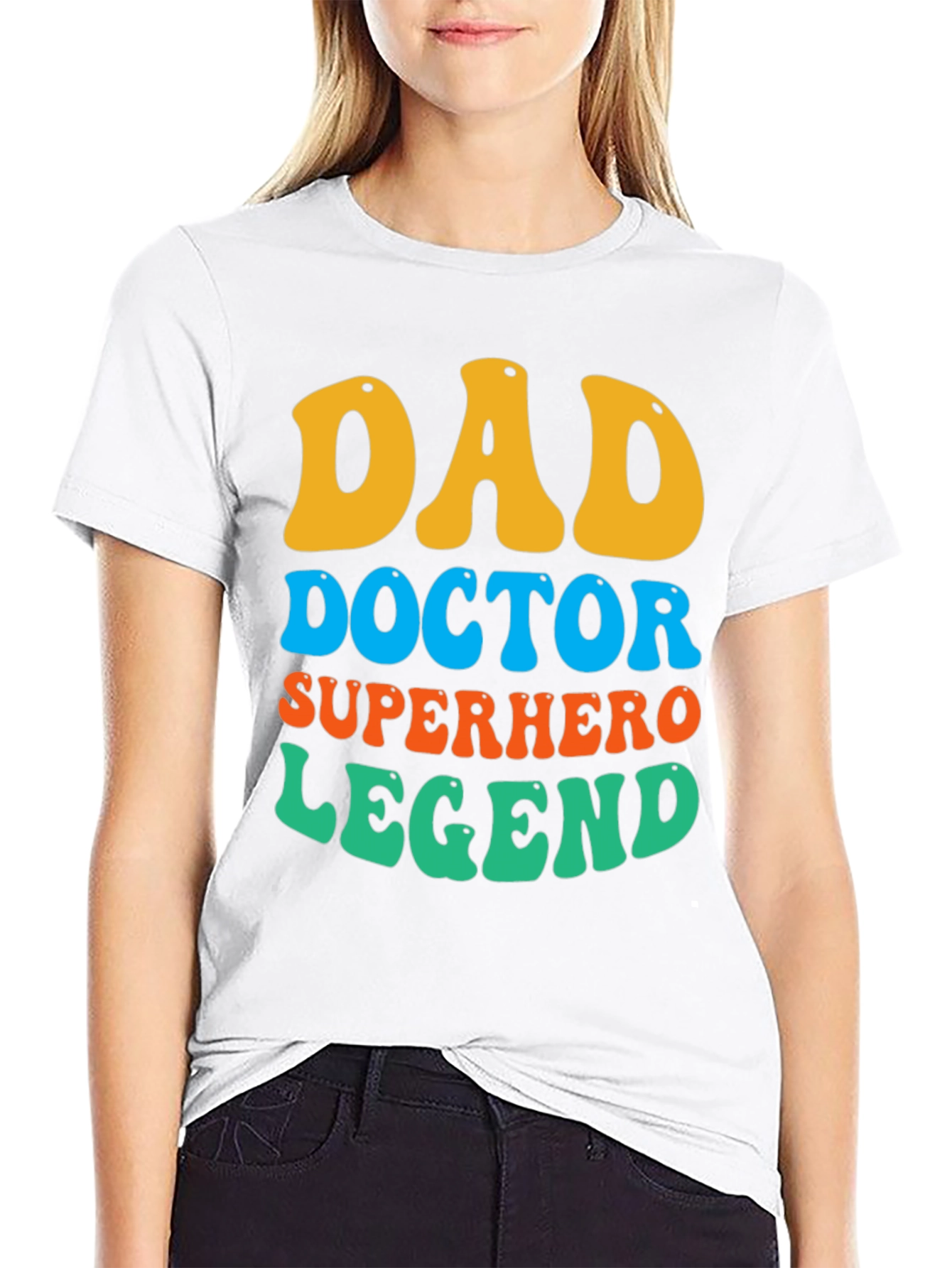 Dad Doctor Superhero Legend T-Shirt
