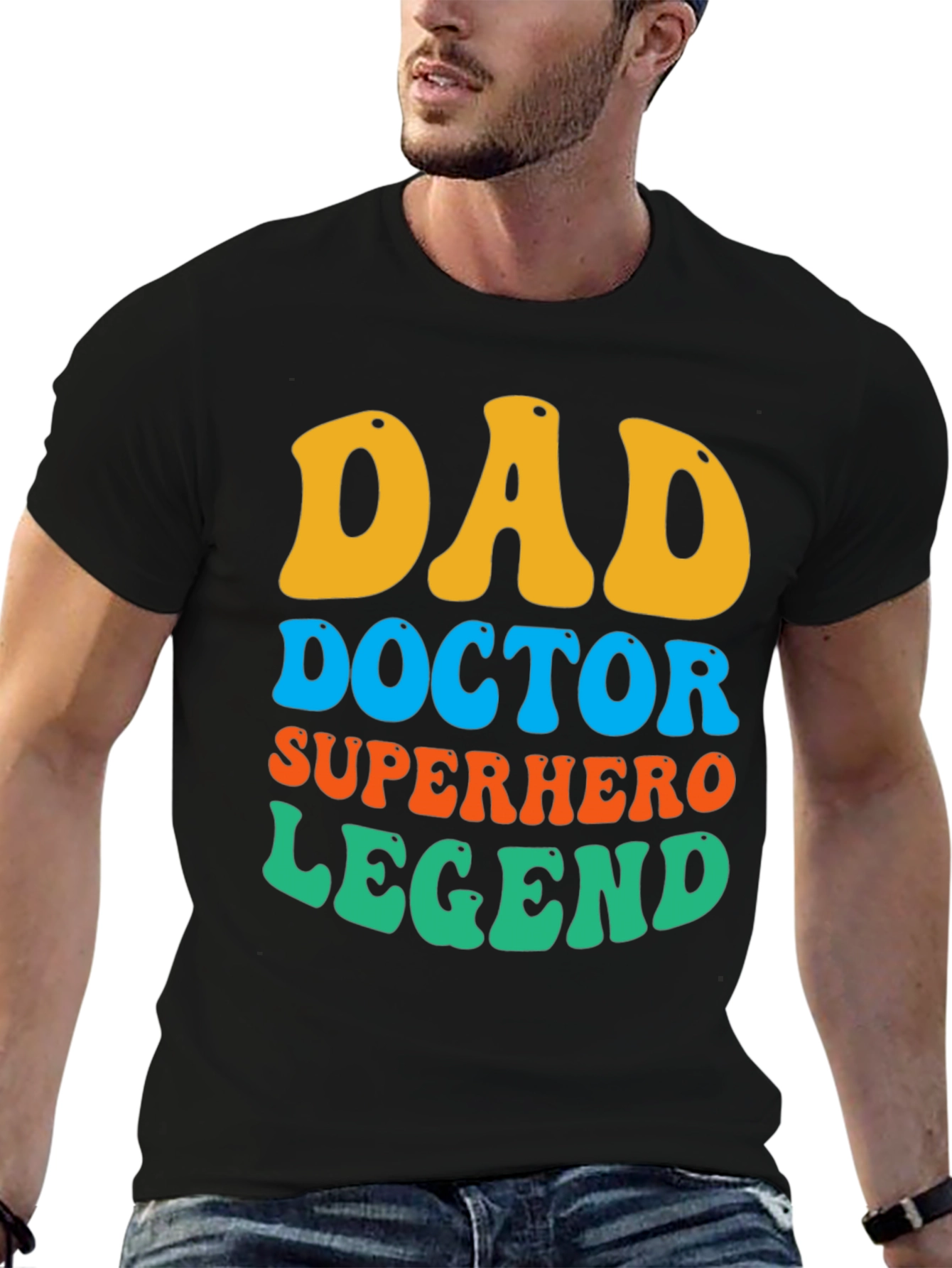 Dad Doctor Superhero Legend T-Shirt