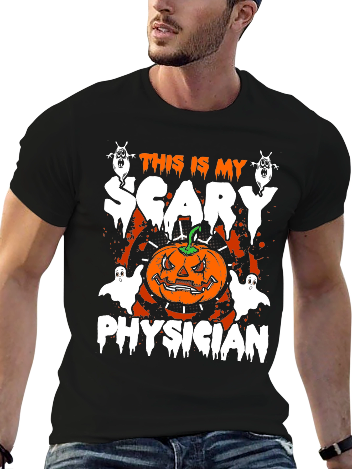 Scary Physician Halloween T-Shirt