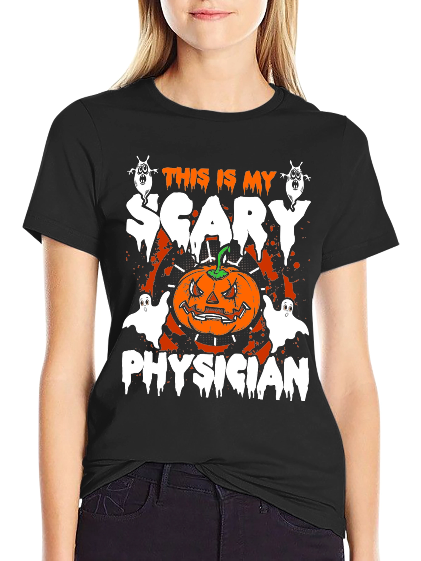Scary Physician Halloween T-Shirt