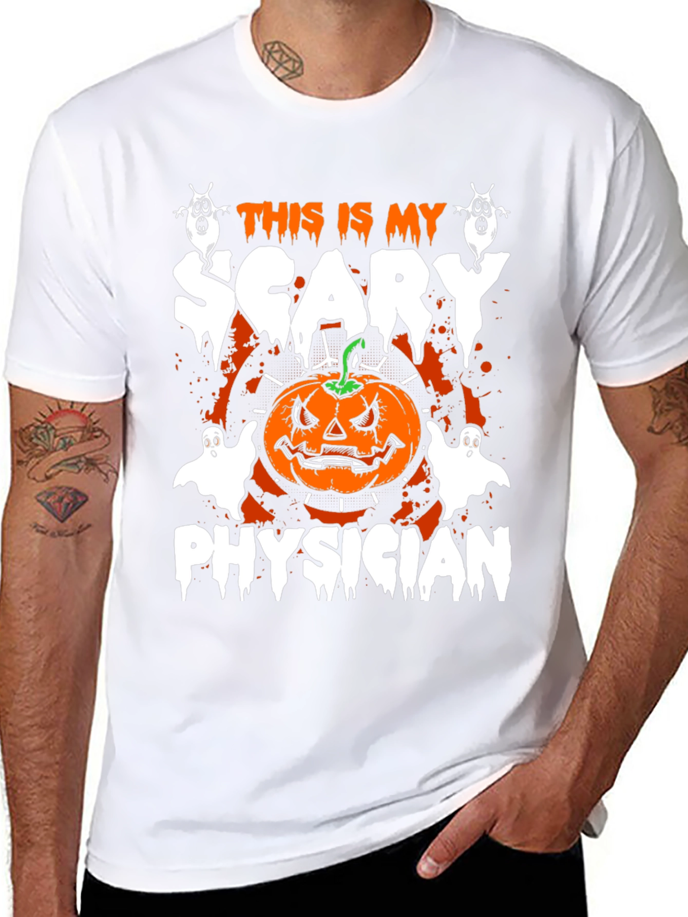 Scary Physician Halloween T-Shirt