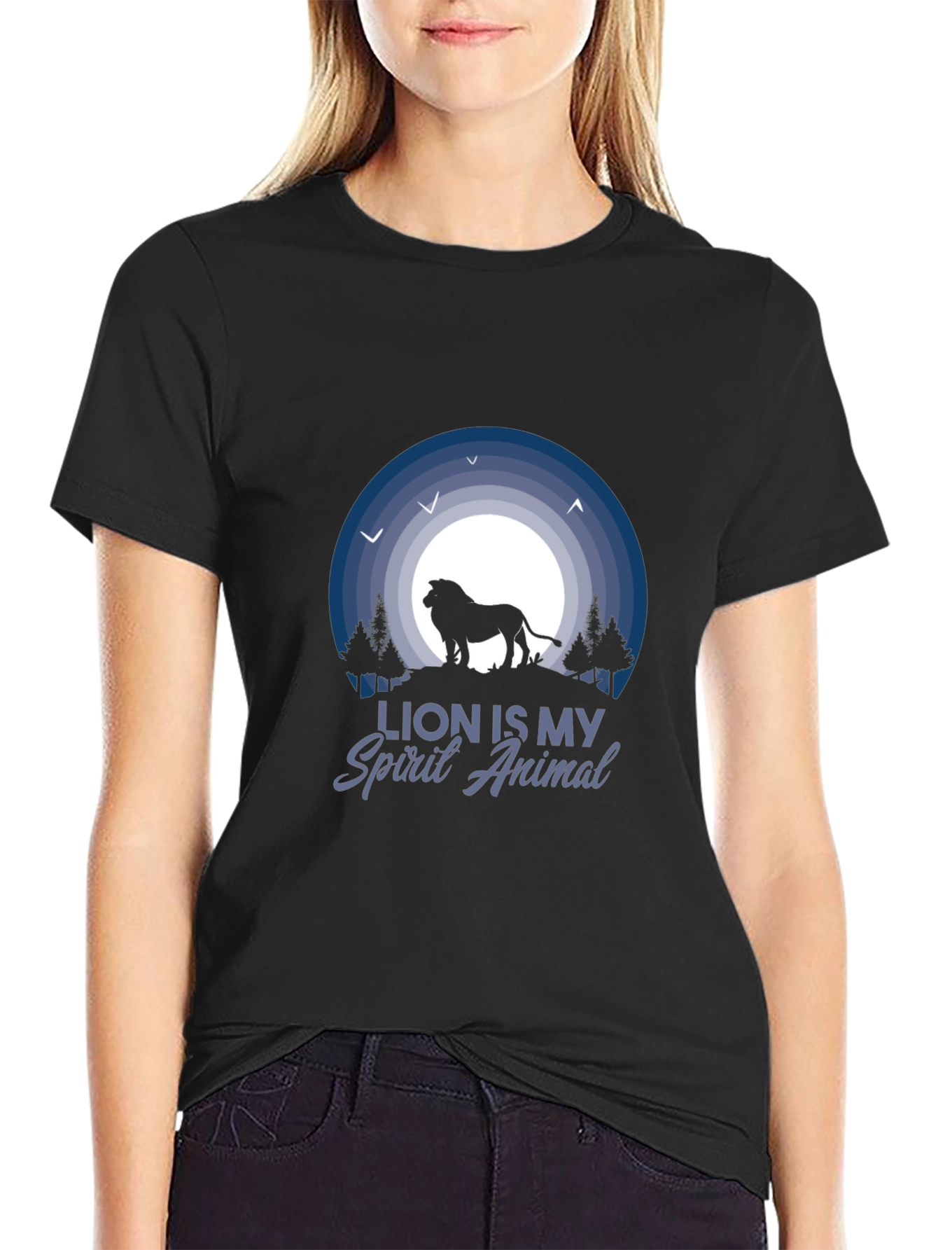 Lion Spirit Animal T-Shirt - Nature Lovers Tee