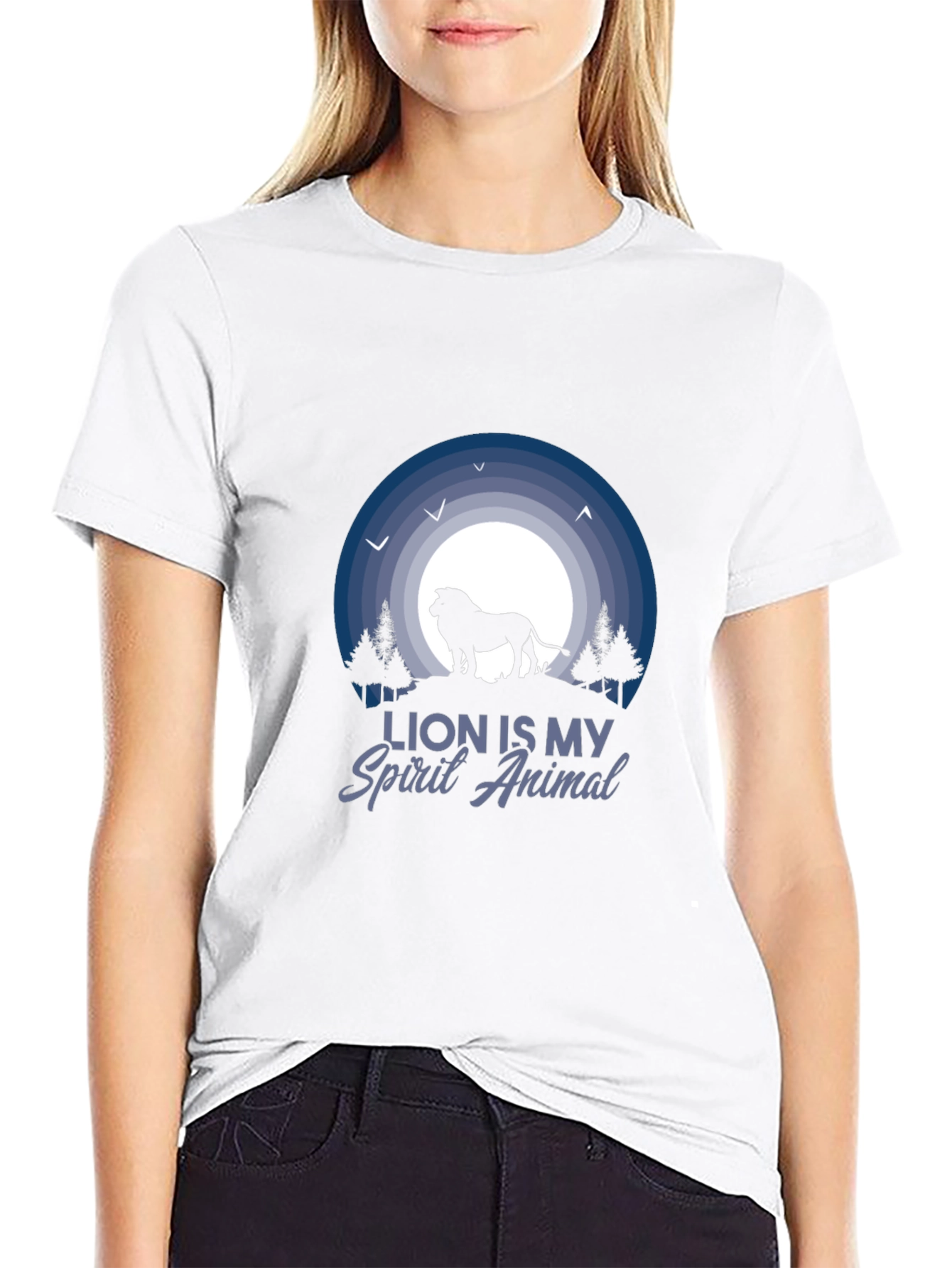 Lion Spirit Animal T-Shirt - Nature Lovers Tee
