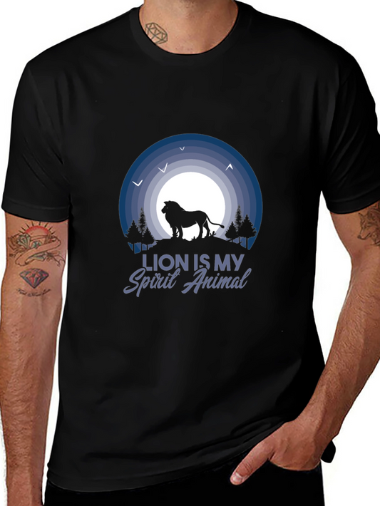 Lion Spirit Animal T-Shirt - Nature Lovers Tee
