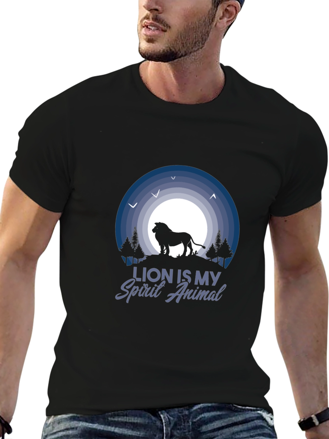 Lion Spirit Animal T-Shirt - Nature Lovers Tee