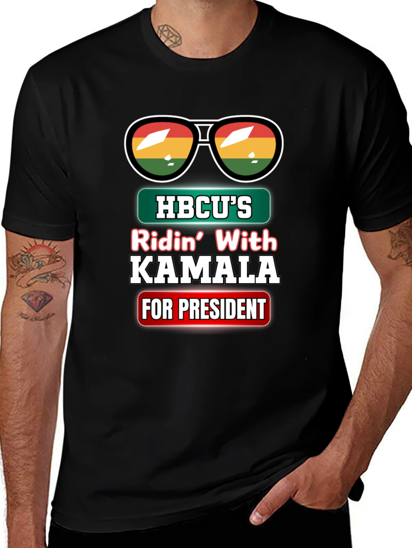 HBCUs Ridin With Kamala for President T-Shirt