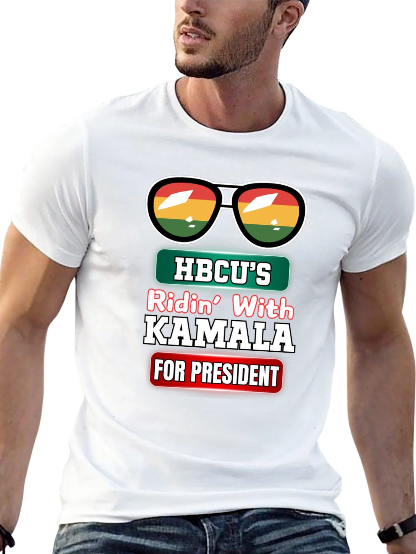 HBCUs Ridin With Kamala for President T-Shirt