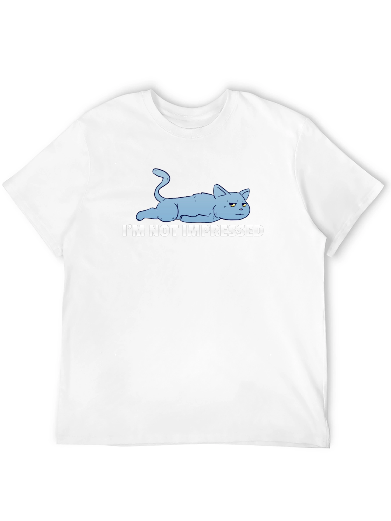 Im Not Impressed Cat Graphic T-Shirt