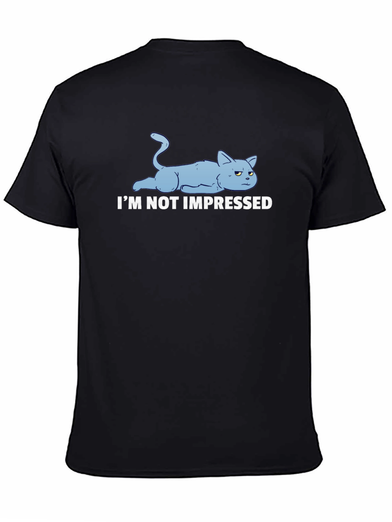 Im Not Impressed Cat Graphic T-Shirt