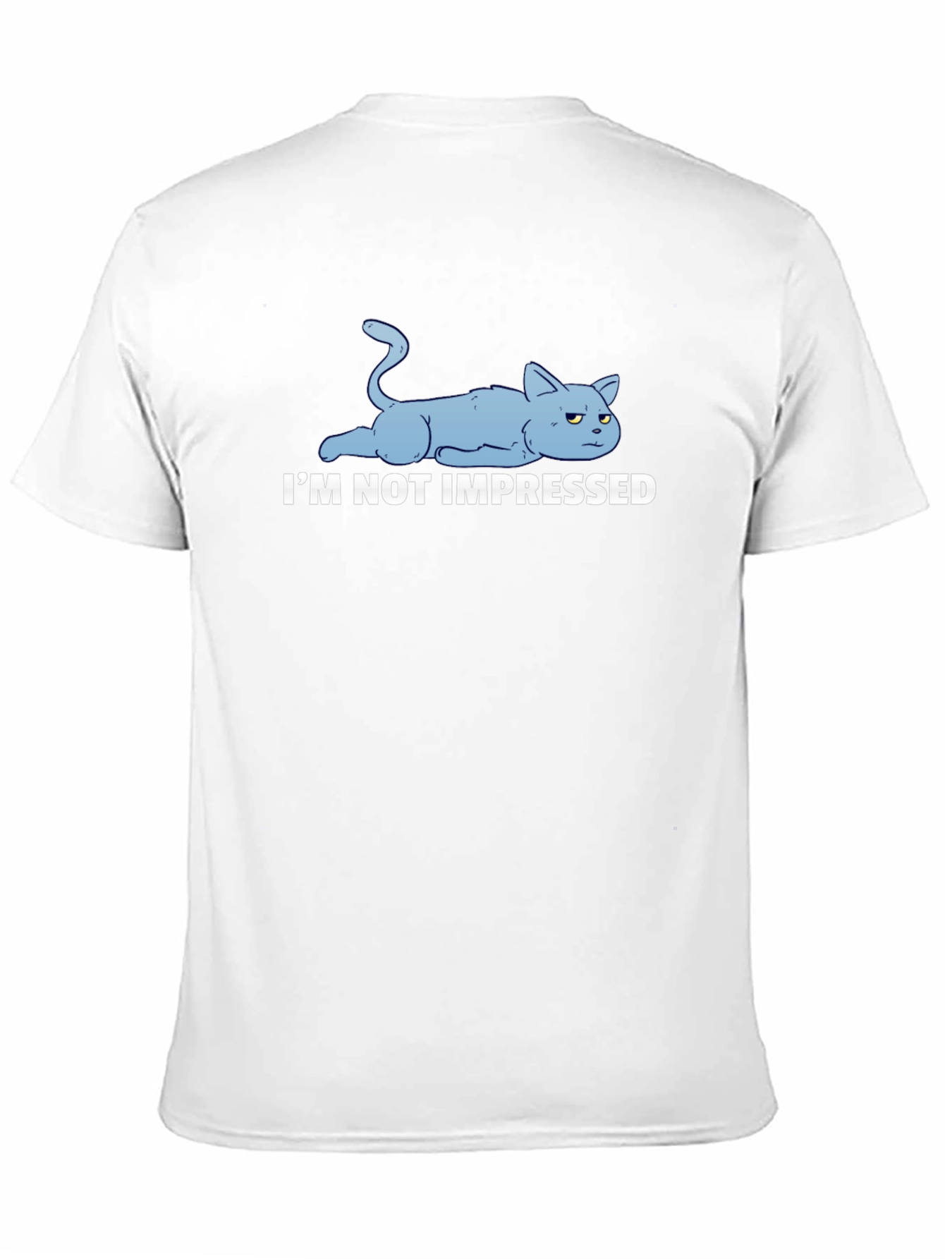 Im Not Impressed Cat Graphic T-Shirt