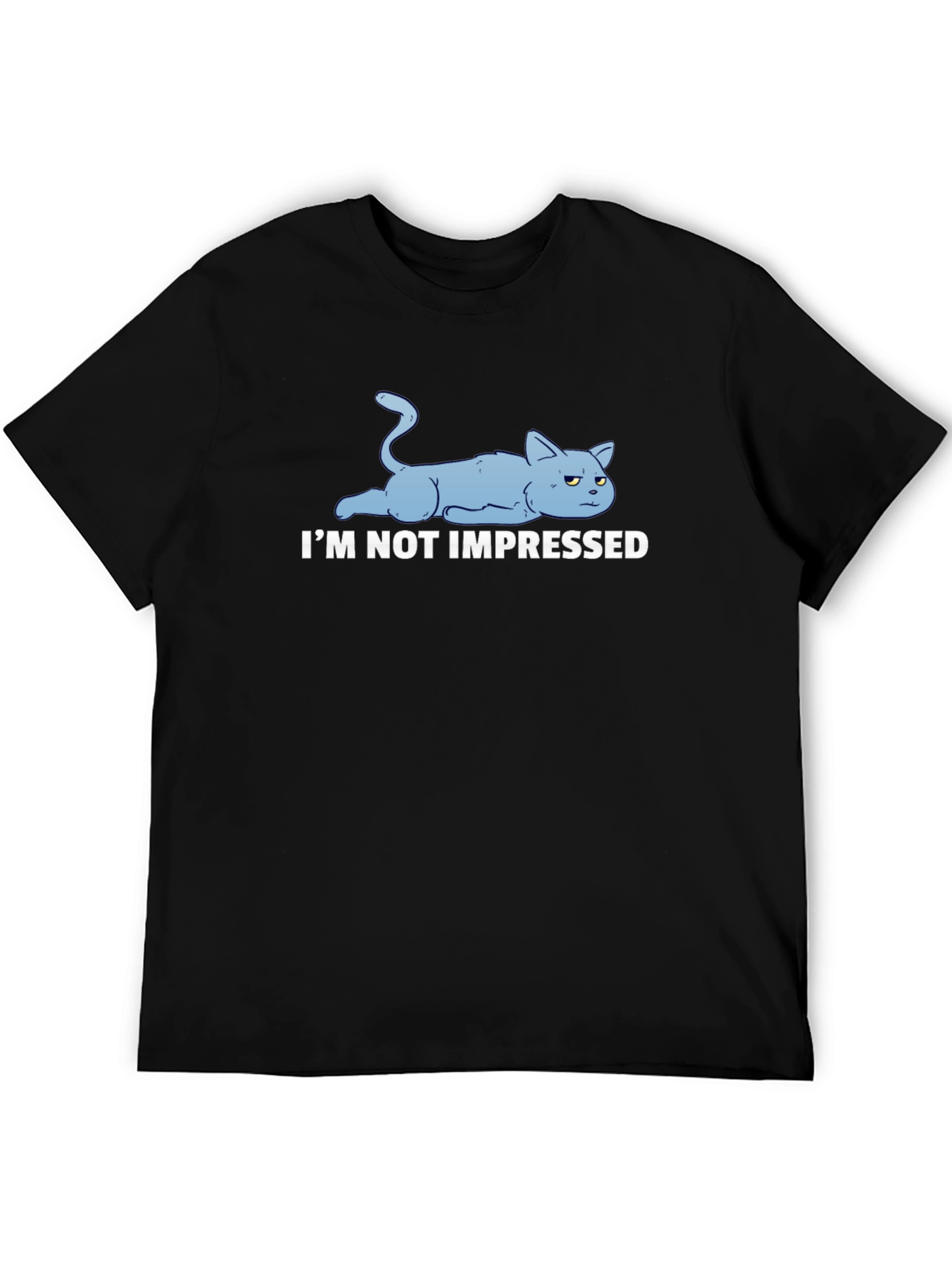 Im Not Impressed Cat Graphic T-Shirt