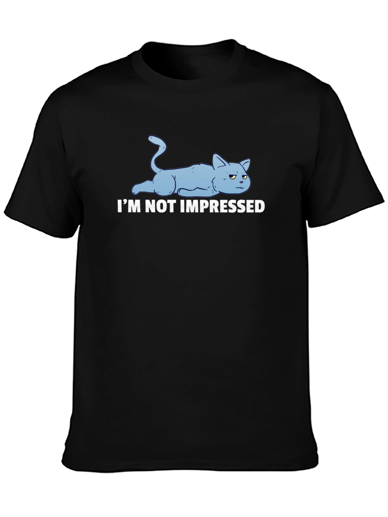 Im Not Impressed Cat Graphic T-Shirt