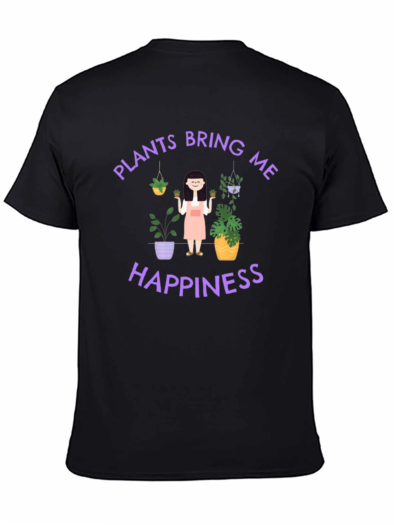 Plants Bring Me Happiness Graphic T-Shirt