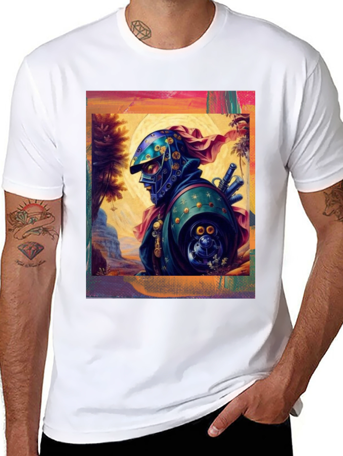 Samurai Warrior Graphic Tee