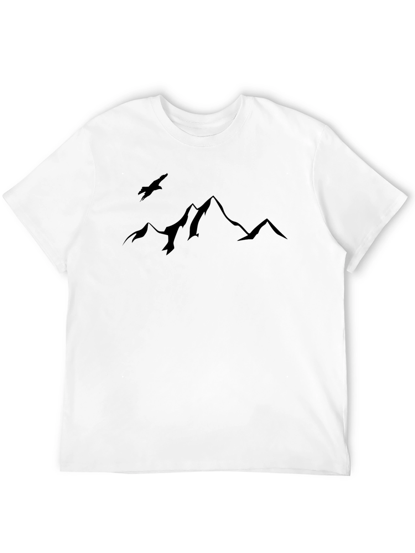 Mountain Graphic Tee - Nature Lovers Black T-Shirt