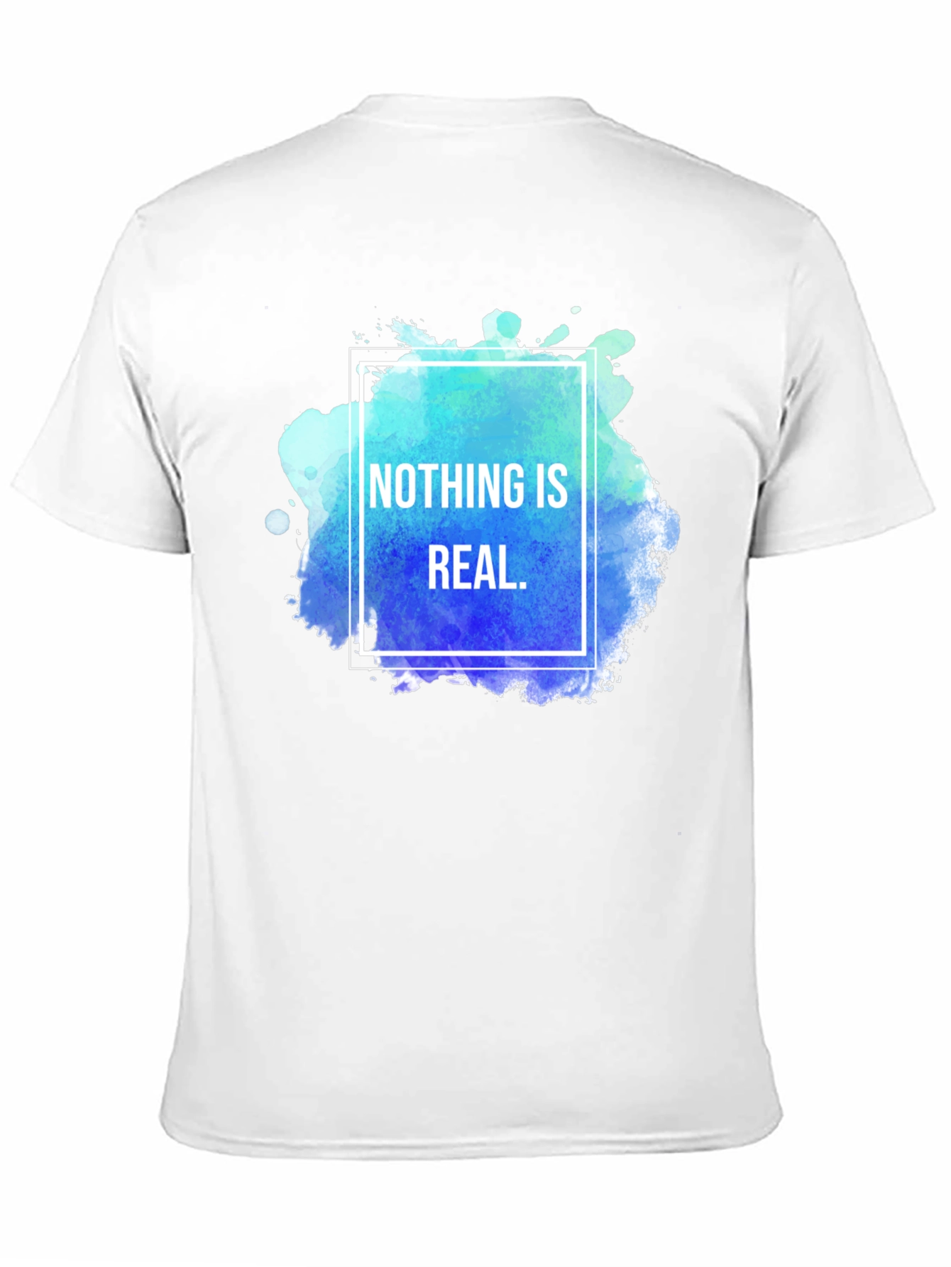 Nothing Is Real Graphic Tee - Black Cotton T-Shirt