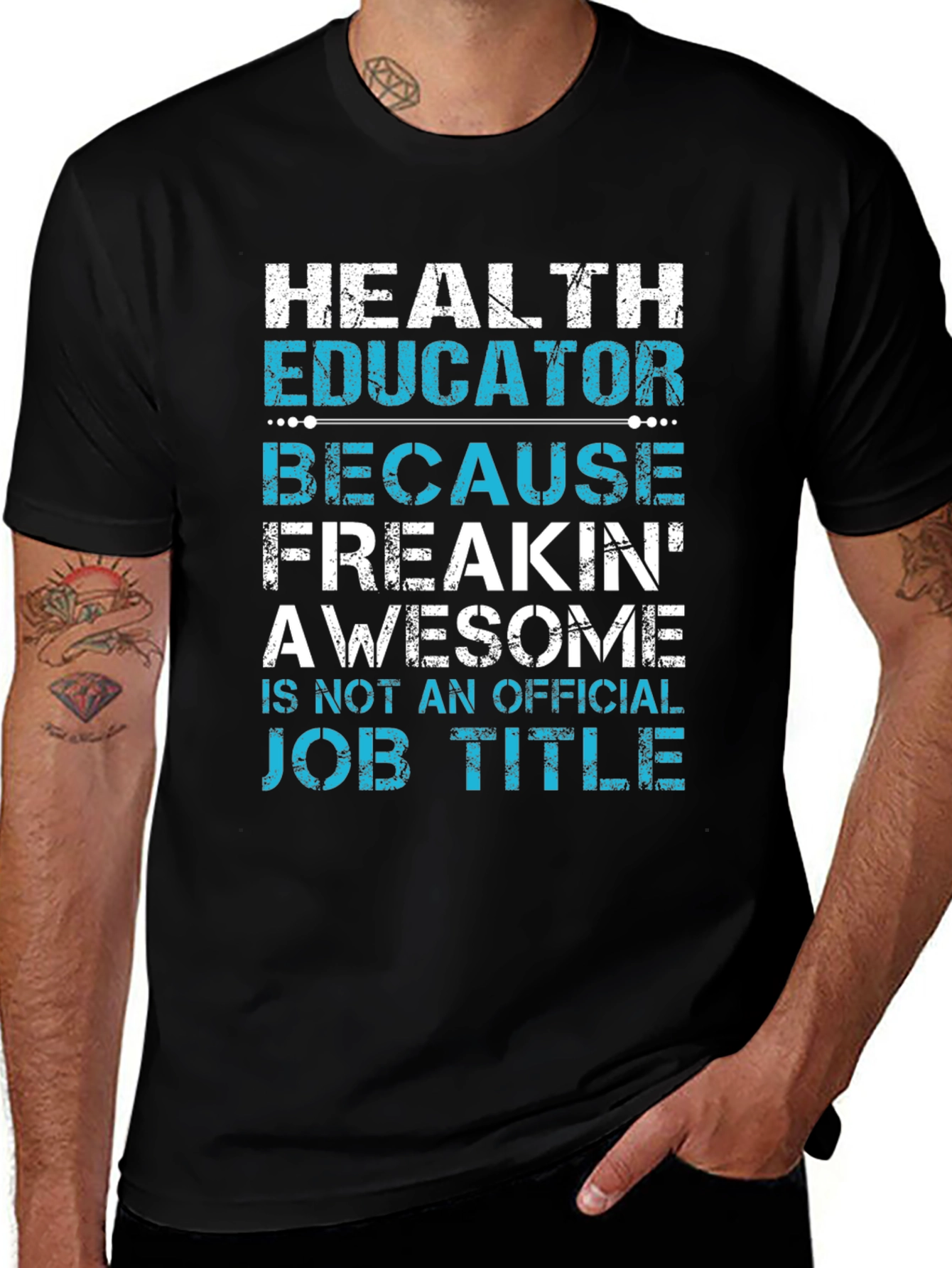 Health Educator Awesome Job Title T-Shirt